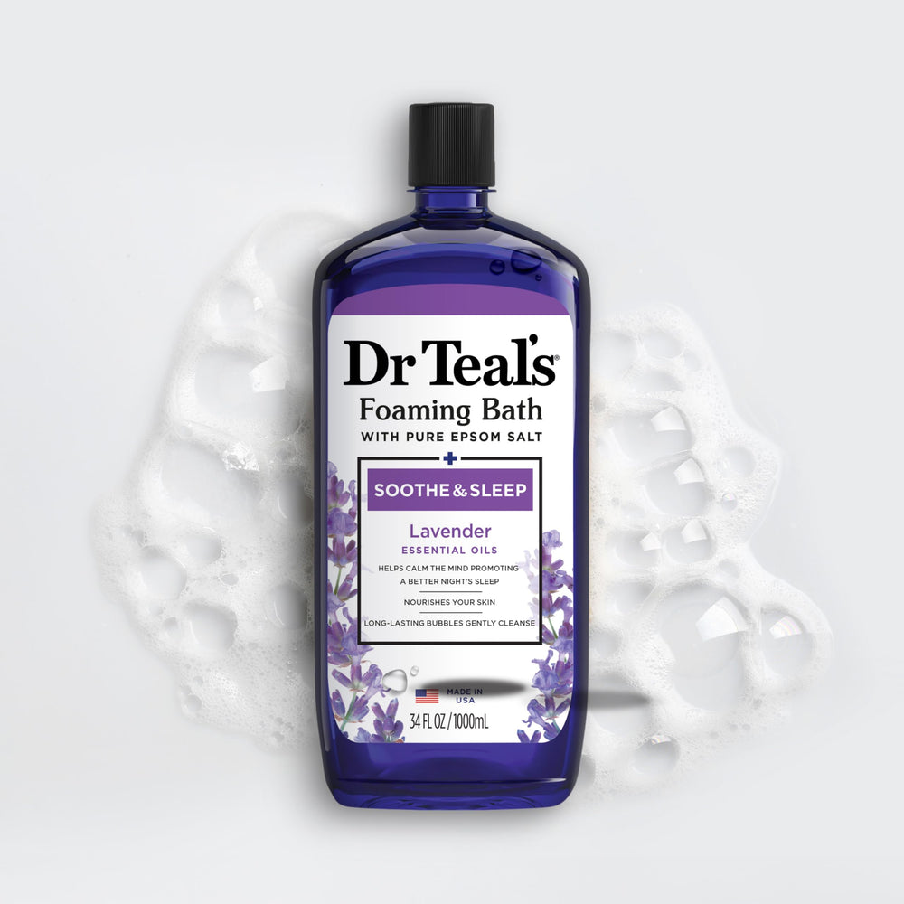 Exfoliante suave con gel de ducha Dr Teal's lavanda