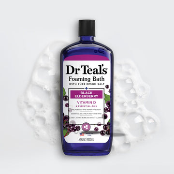 Dr Teal's Fórmula libre de parabenos y ftalatos cuida la piel.