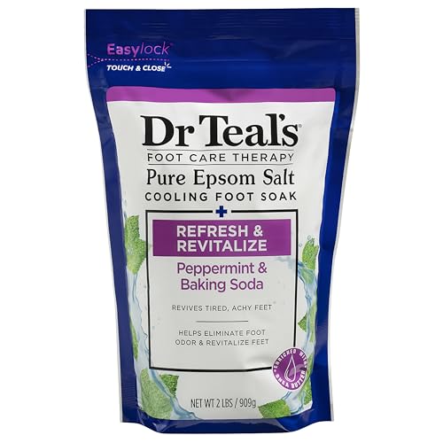 Dr Teal's aceite de menta para pies brinda sensación refrescante y revitalizante.
