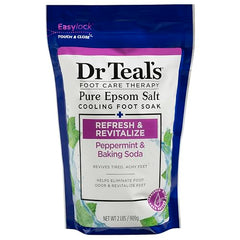 Dr Teal's aceite de menta para pies brinda sensación refrescante y revitalizante.