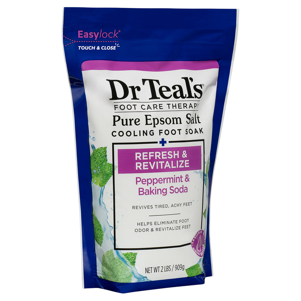 Dr Teal's ritual de cuidado de pies para después de entrenar.