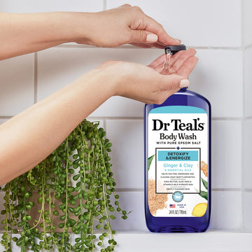 Dr Teal's sal de epsom pura como ingrediente clave