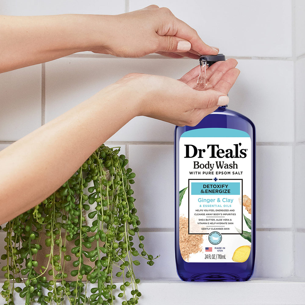 Dr Teal's sal de epsom pura como ingrediente clave
