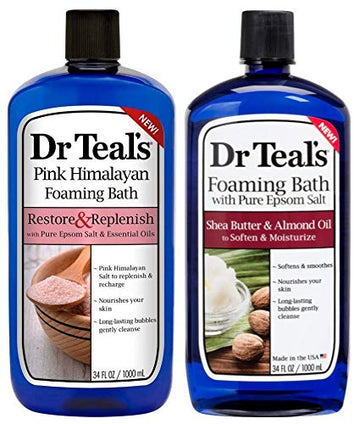 Dr Teal's Set de Baño Espumoso Variedad: experiencia tipo spa con sales de Epsom.