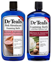 Dr Teal's Set de Baño Espumoso Variedad: experiencia tipo spa con sales de Epsom.