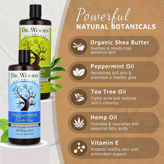 Beurre de karité biologique Dr. Woods, soin nourrissant pour la peau.