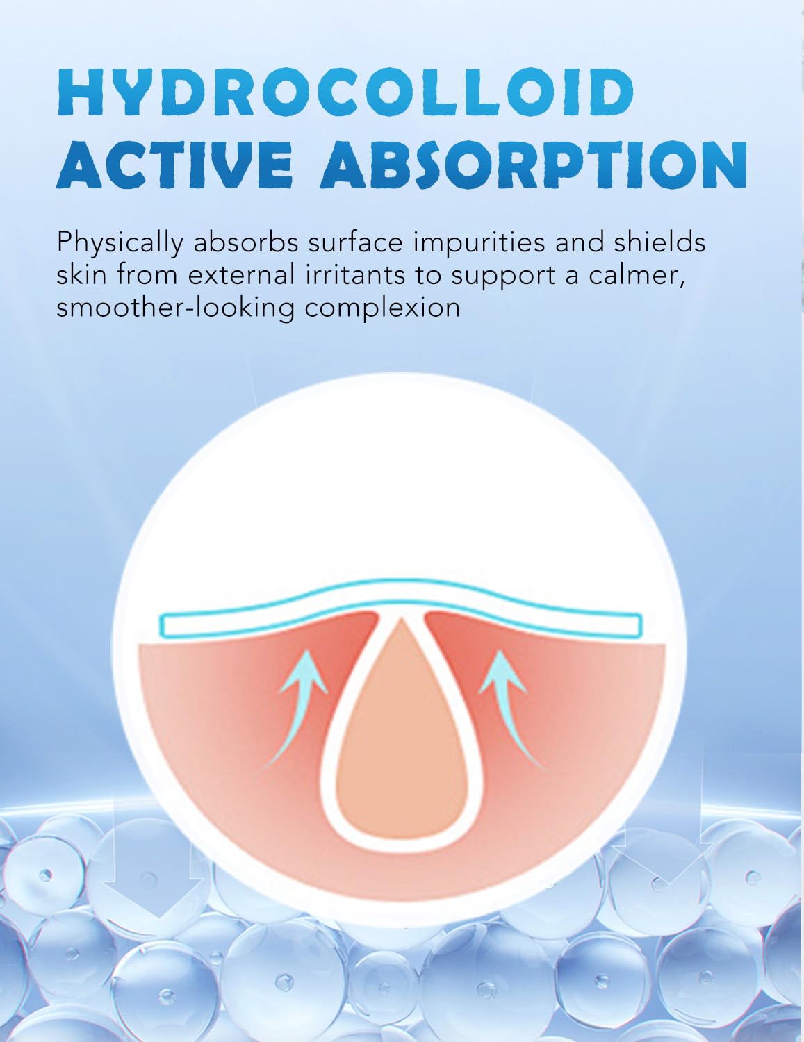 Parche azul 12mm Dr. Zitacne, tamaño mediano para áreas más grandes