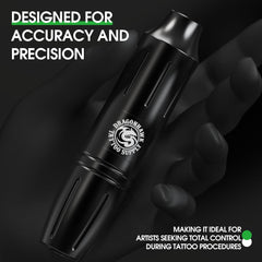 Dragonhawk kit tatuaje dos baterías para uso prolongado sin interrupciones.