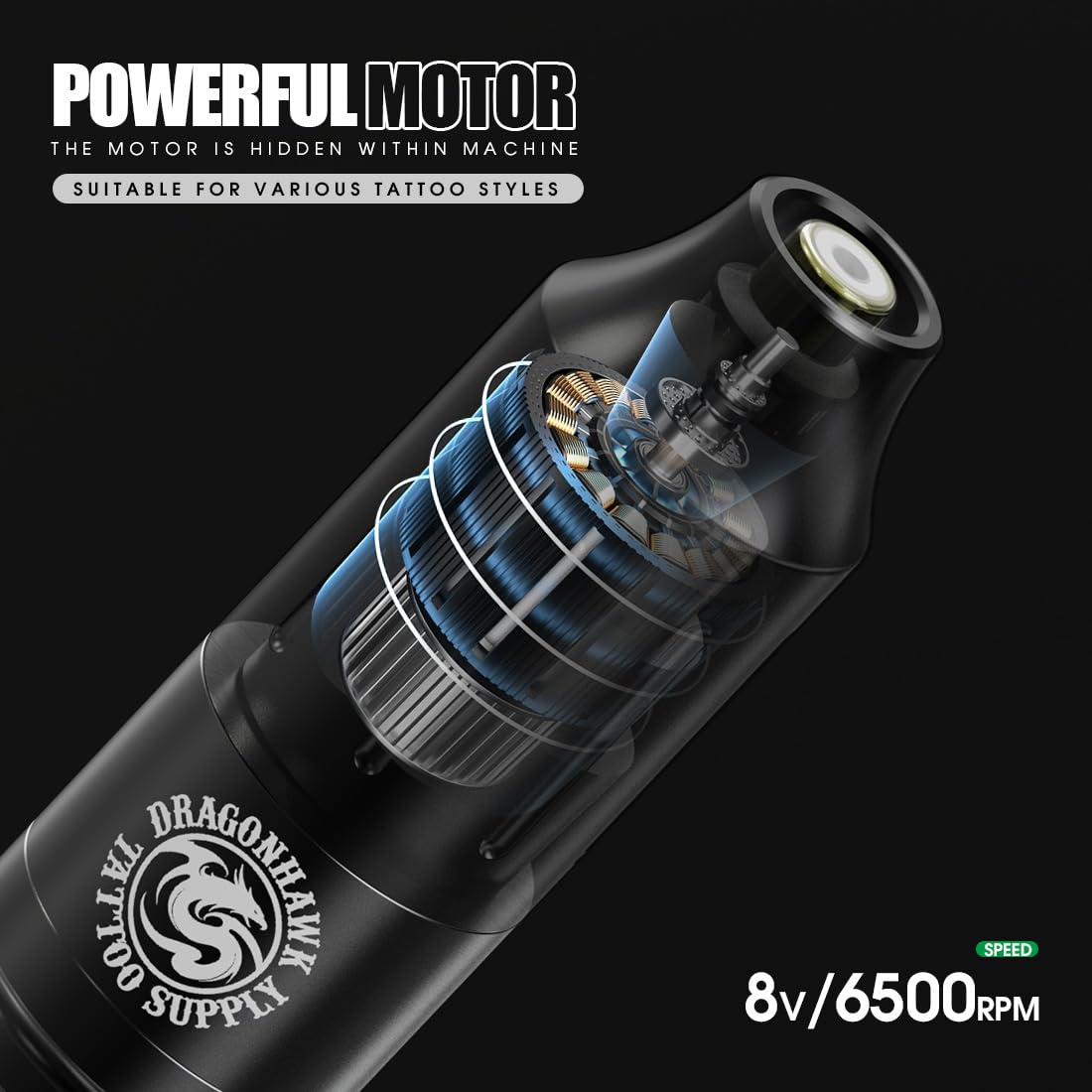 Dragonhawk S11 motor Mcore-A1 para mayor precisión