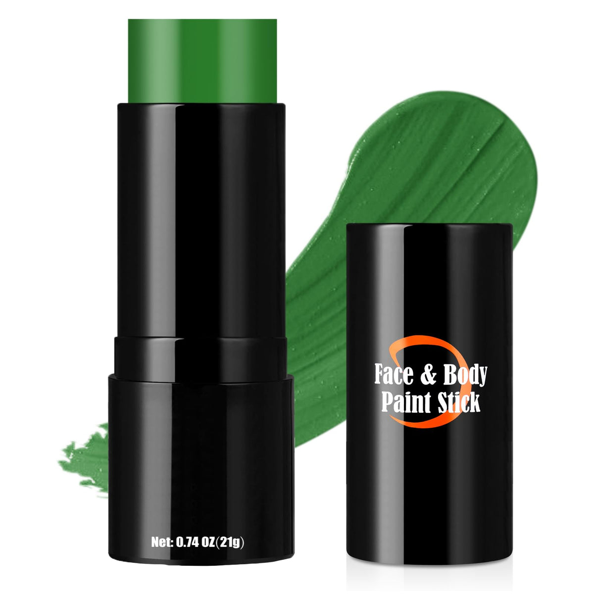 Barra Drawdart para cara y cuerpo en verde, ideal para maquillaje audaz.