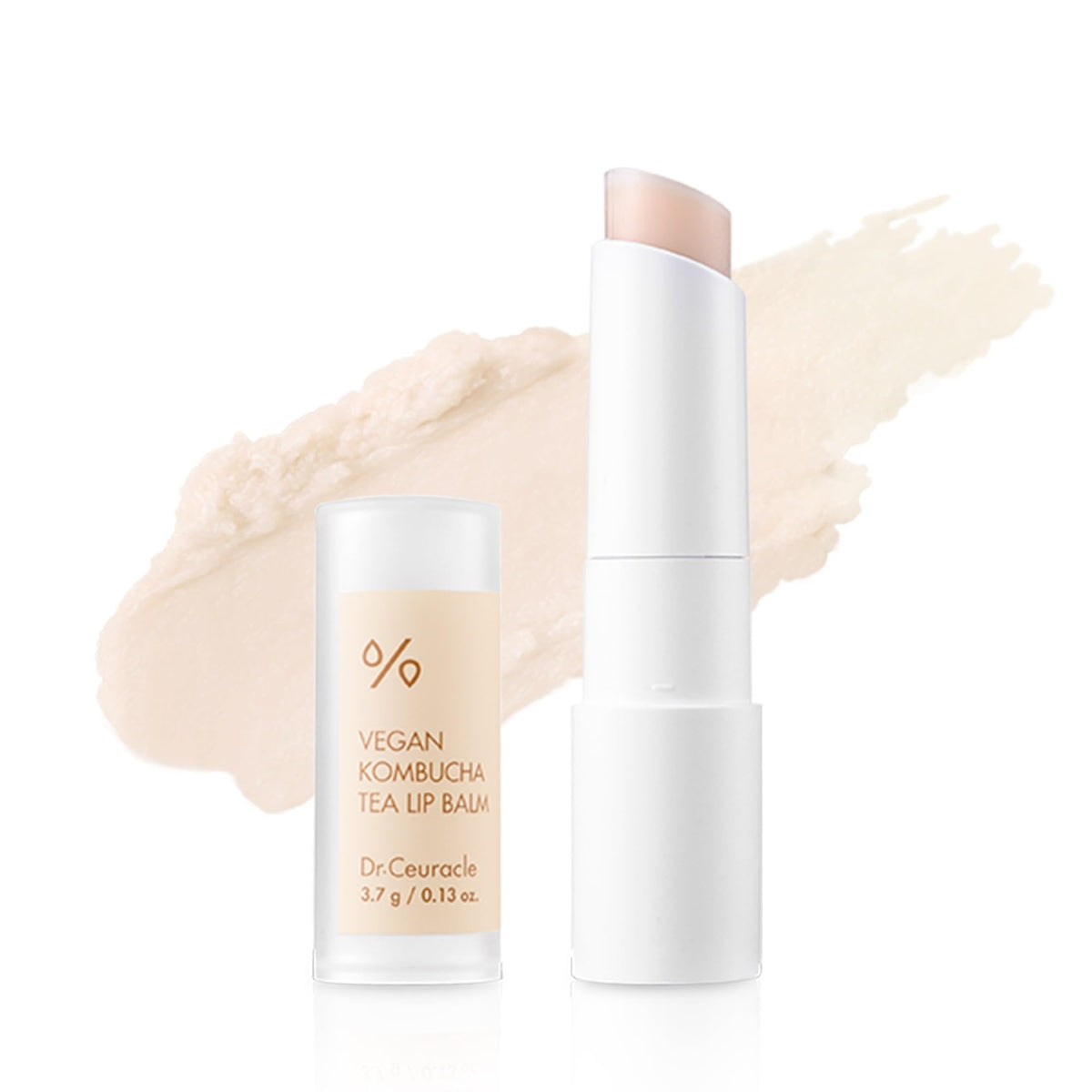 Dr. Ceuracle bálsamo labial de kombucha en envase compacto, para labios secos.