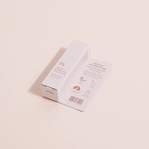 Dr. Ceuracle bálsamo labial de kombucha, ingredientes veganos en una fórmula delicada.