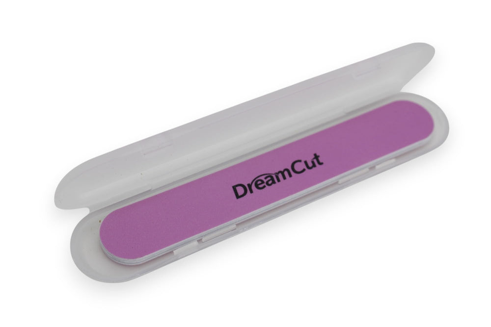 DreamCut lima de uñas con estuche para almacenamiento higiénico