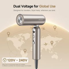 Dreame Pocket Pro con doble voltaje, ideal para viajes internacionales