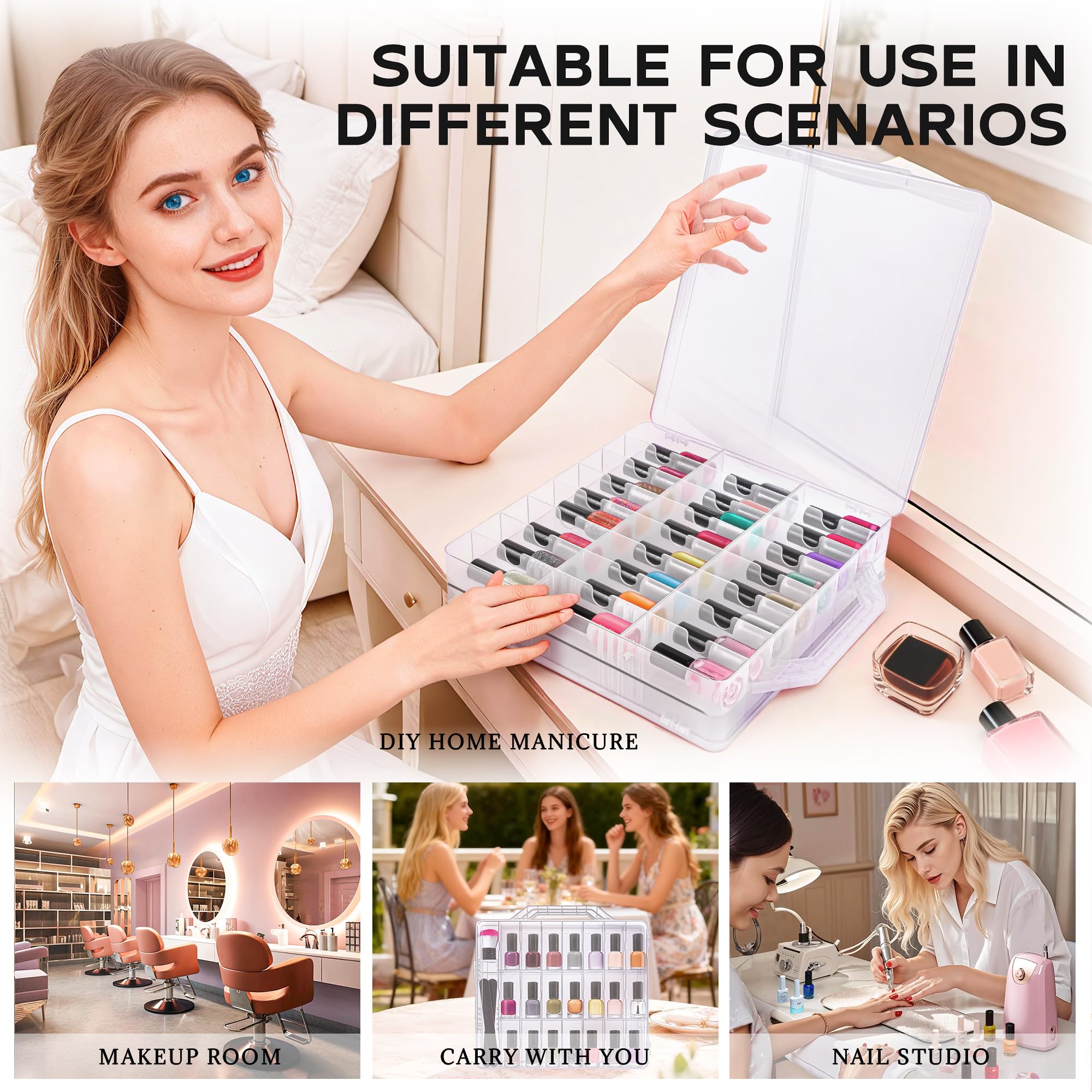 DreamGenius organizador compacto para mesa o tocador