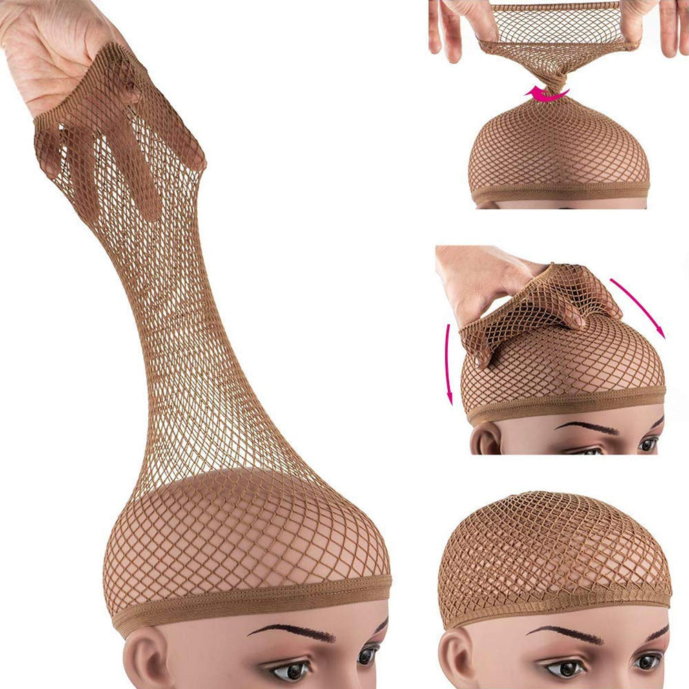 Dreamlover cap malla para peluca: respiración cómoda en verano para cabello largo.