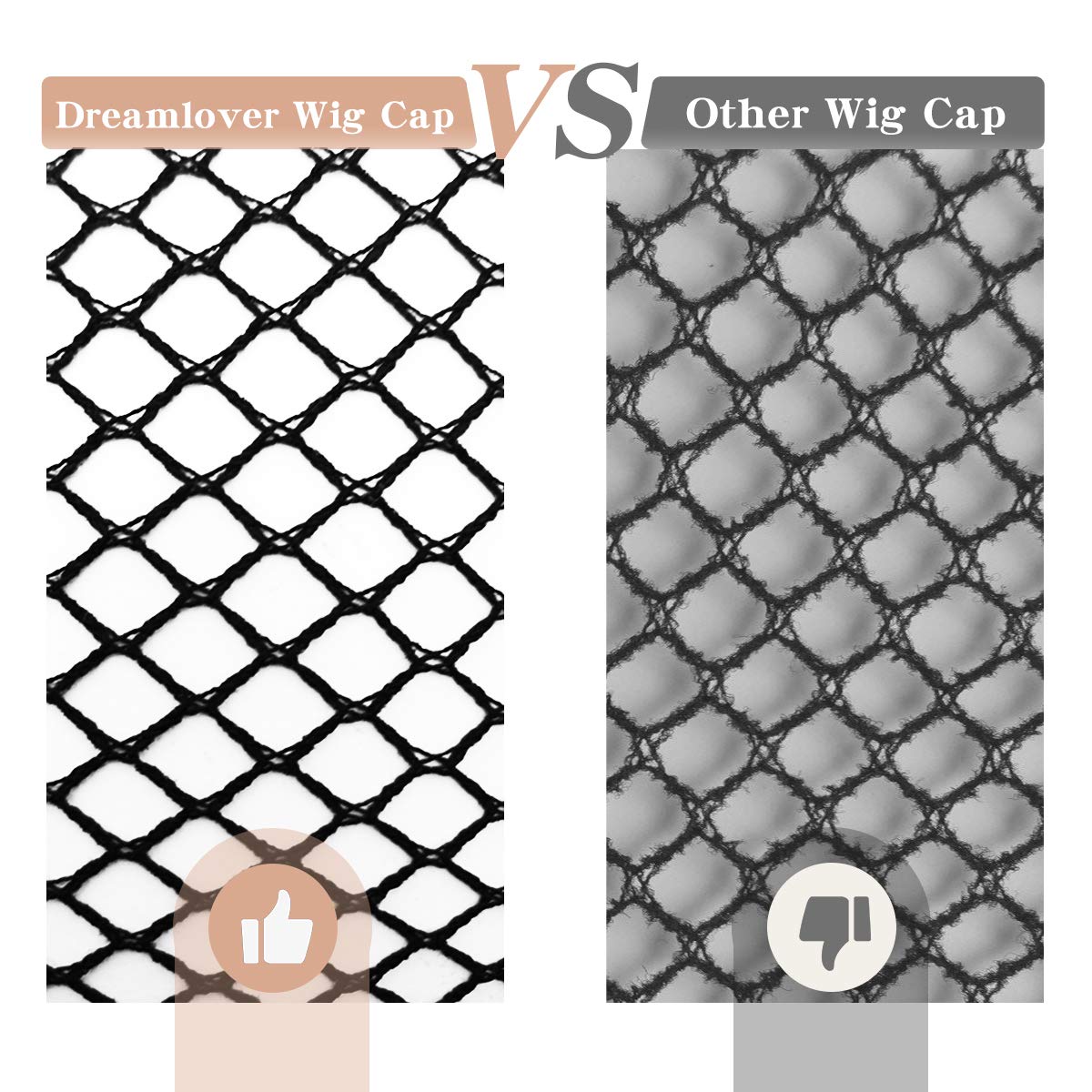 Dreamlover gorro de ganchillo: hilo nilón fuerte para mayor seguridad.