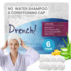 Drench Medical cap sin enjuague para cabello limpio sin ducha, ideal para cuidado diario.