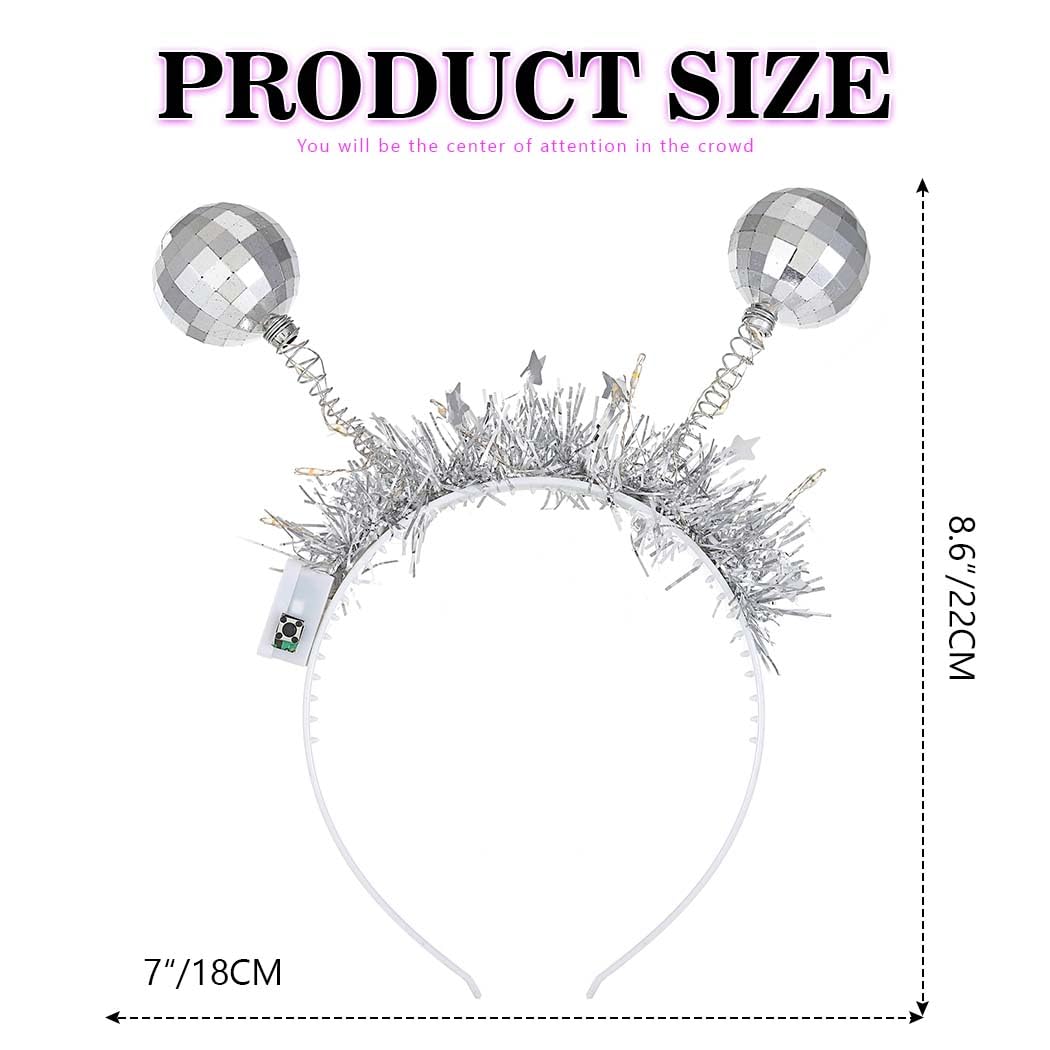 DRESBE diadema modos luces ofrece visibilidad y estilo en fiestas.