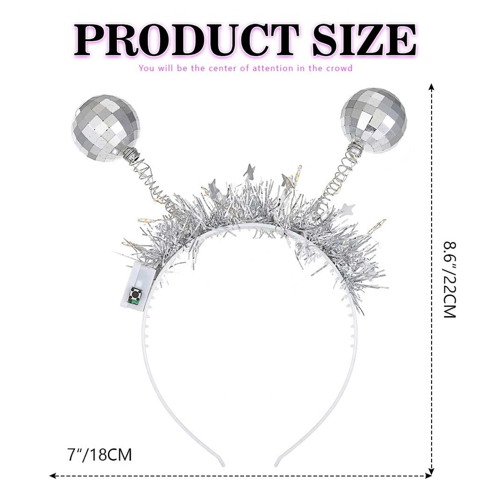 DRESBE diadema modos luces ofrece visibilidad y estilo en fiestas.