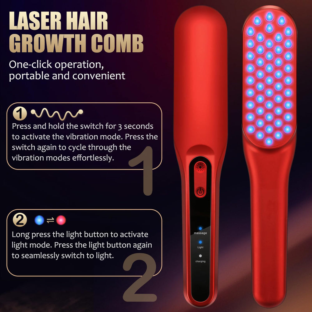 DREWALA Tratamiento Luz Roja para cabello para favorecer el crecimiento