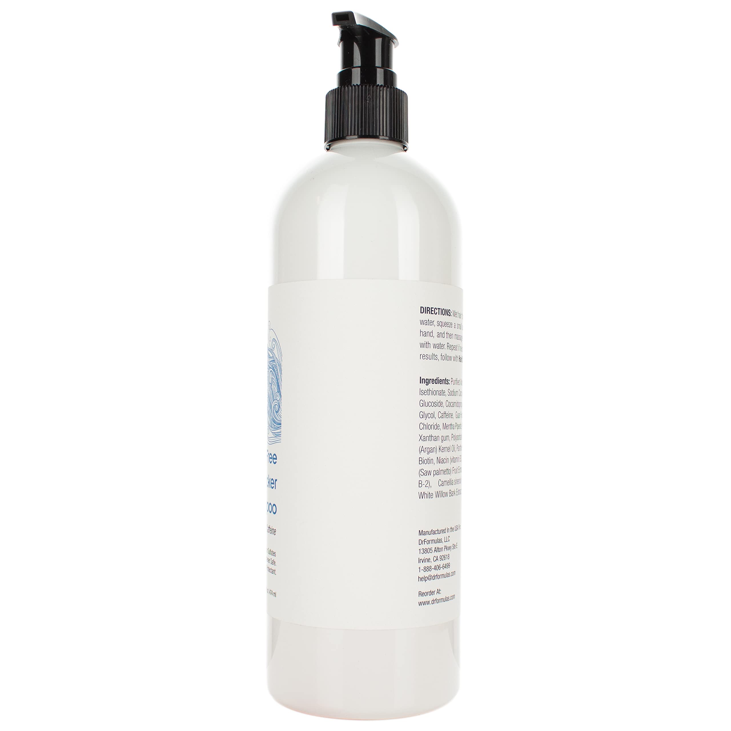 DrFormulas HairOmega Shampoo aplicación: espuma suave facilita el lavado diario.