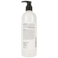 DrFormulas HairOmega Shampoo etiqueta: información de ingredientes para cuidado capilar informado.