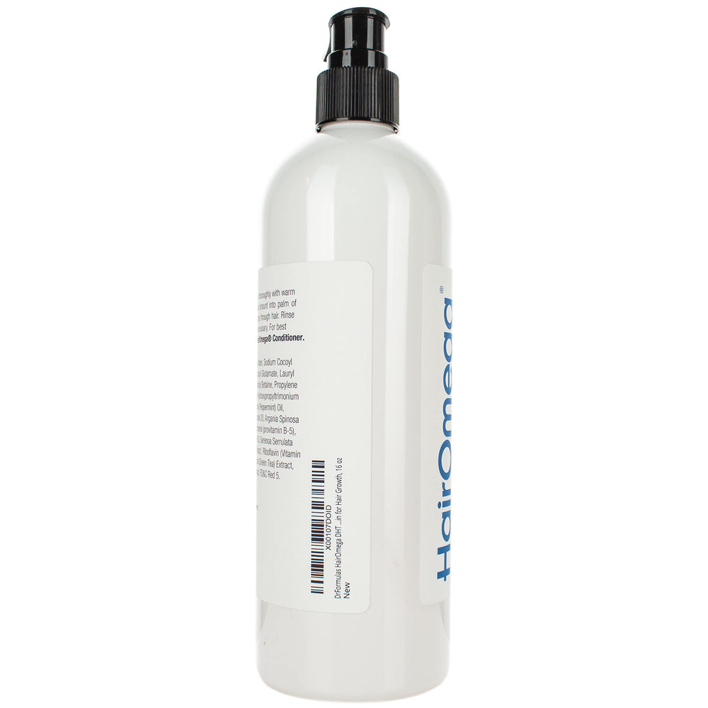 DrFormulas HairOmega Shampoo textura: sensación fresca e hidratante durante el lavado.
