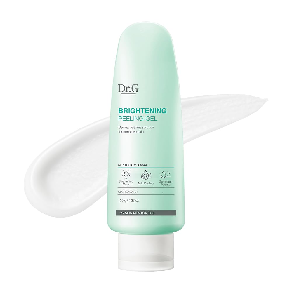 Dr.G Gel exfoliante brillante para piel suave y radiante.