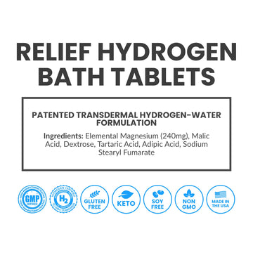 DRINK HRW Relief bomba de baño con magnesio para relajación profunda