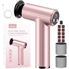 Drivox pied-ponceuse-électrique, outil polyvalent pour exfolier les pieds à domicile.