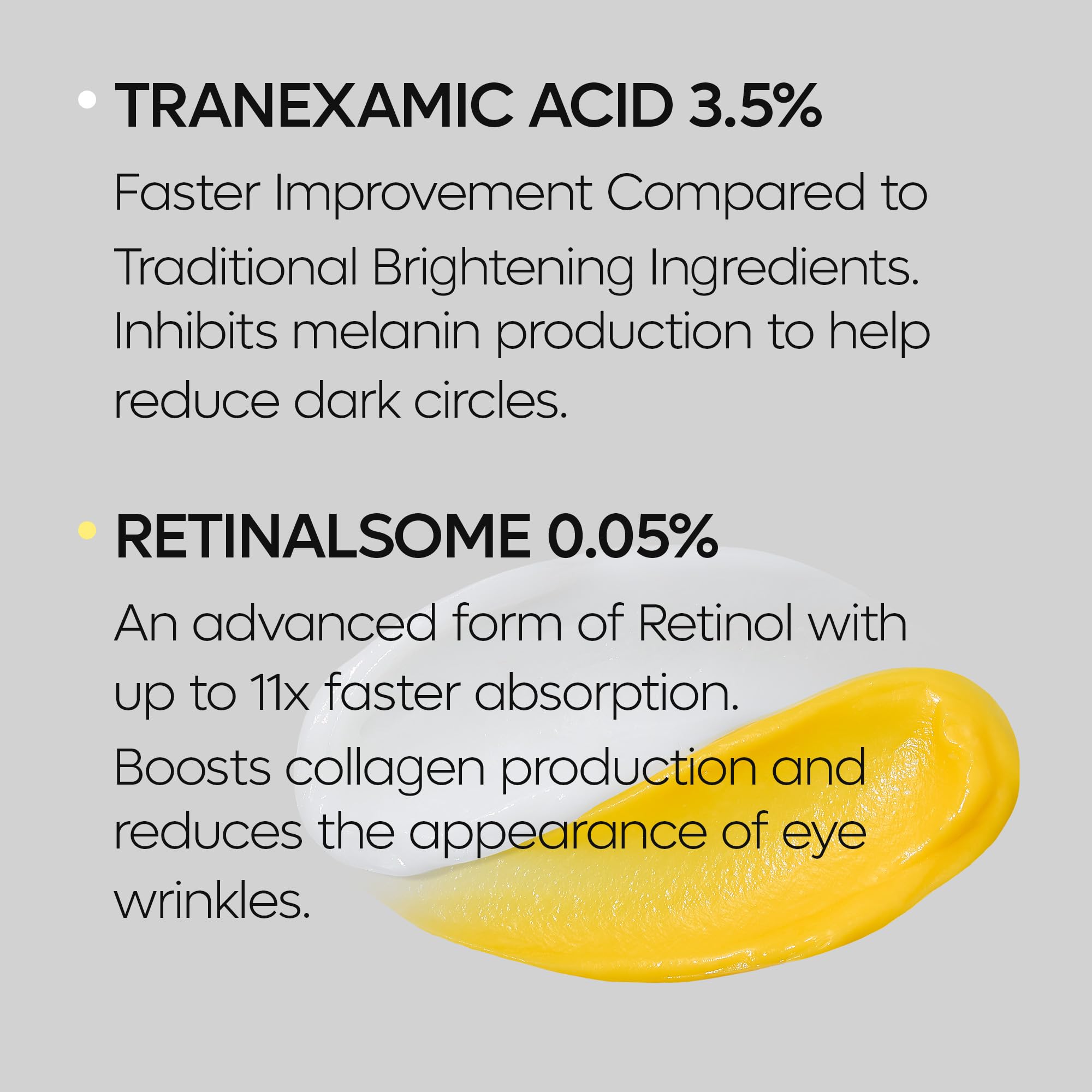 Dr.Melaxin adénosine: stimule subtilement le contour des yeux.