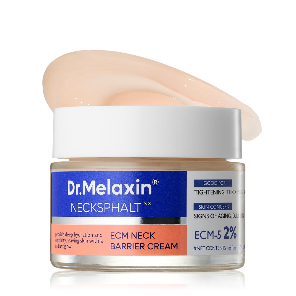 Dr.Melaxin Necksphalt: bote de crema para cuello y hidratación suave.