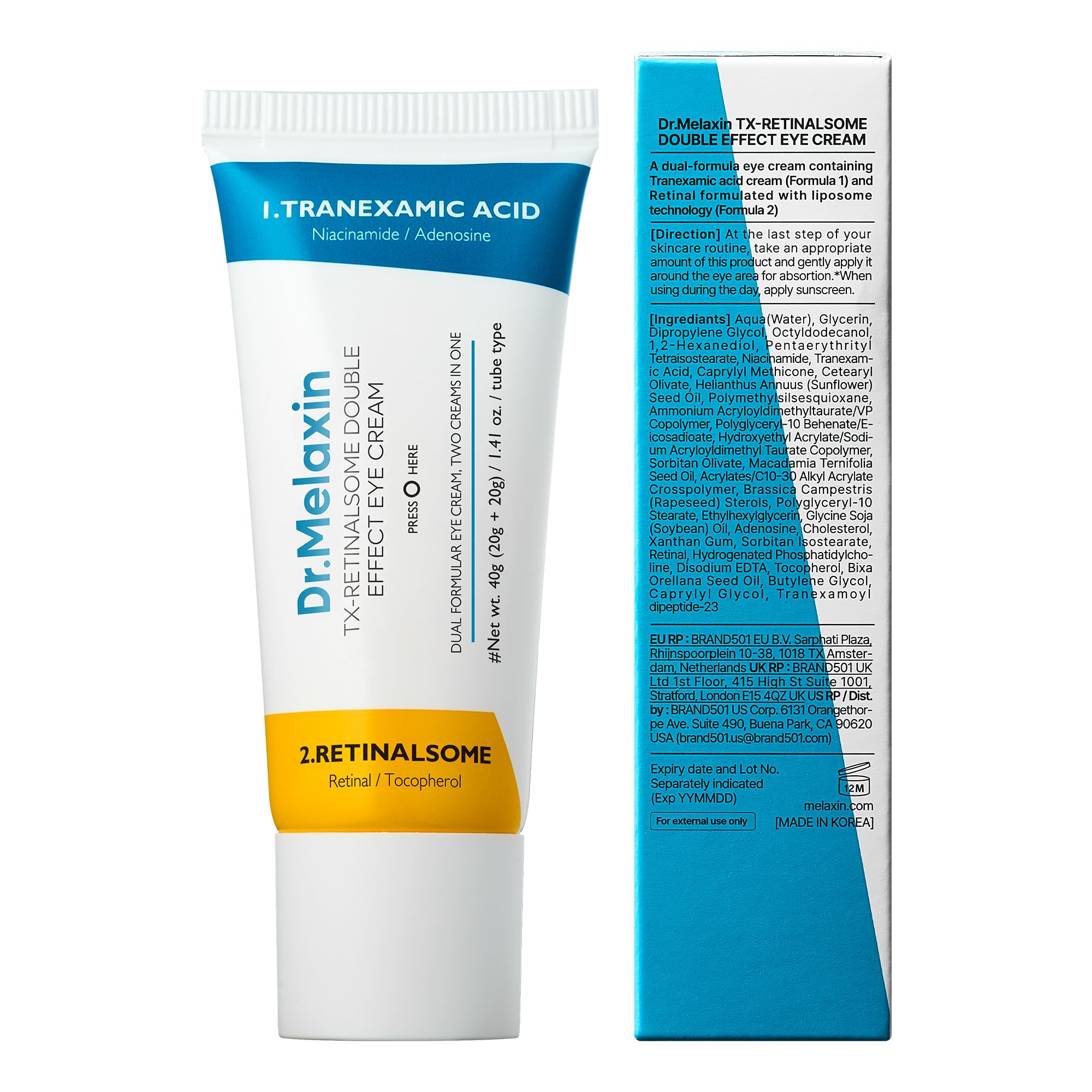 Dr.Melaxin protection solaire: compléter le soin diurne pour une protection ultraviolette.