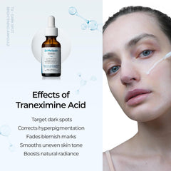 Dr.Melaxin TX ampoule étiquette sans fragrance : produit hypoallergénique et pur.