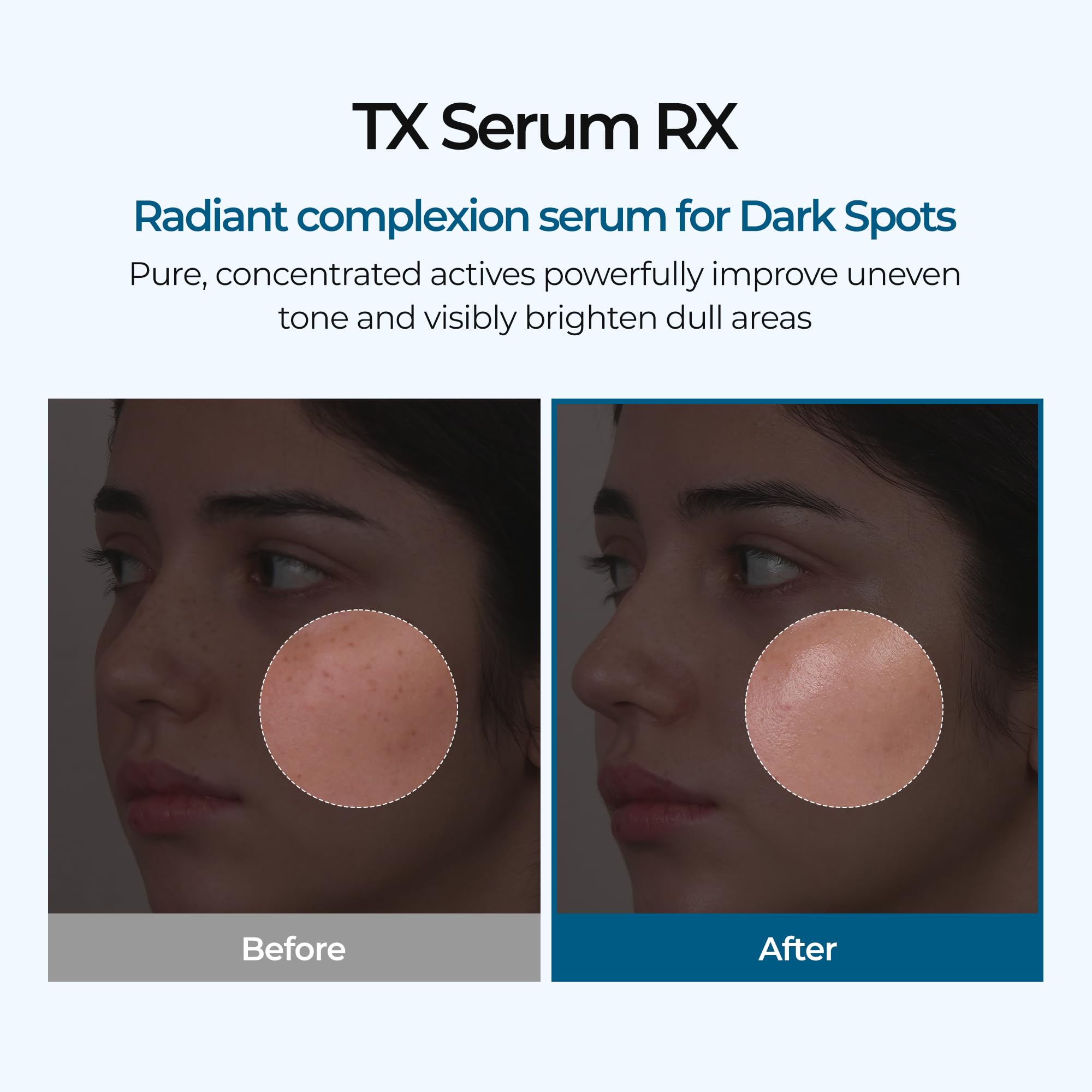 Dr.Melaxin TX ampoule flacon ambre : protection légère contre la lumière.