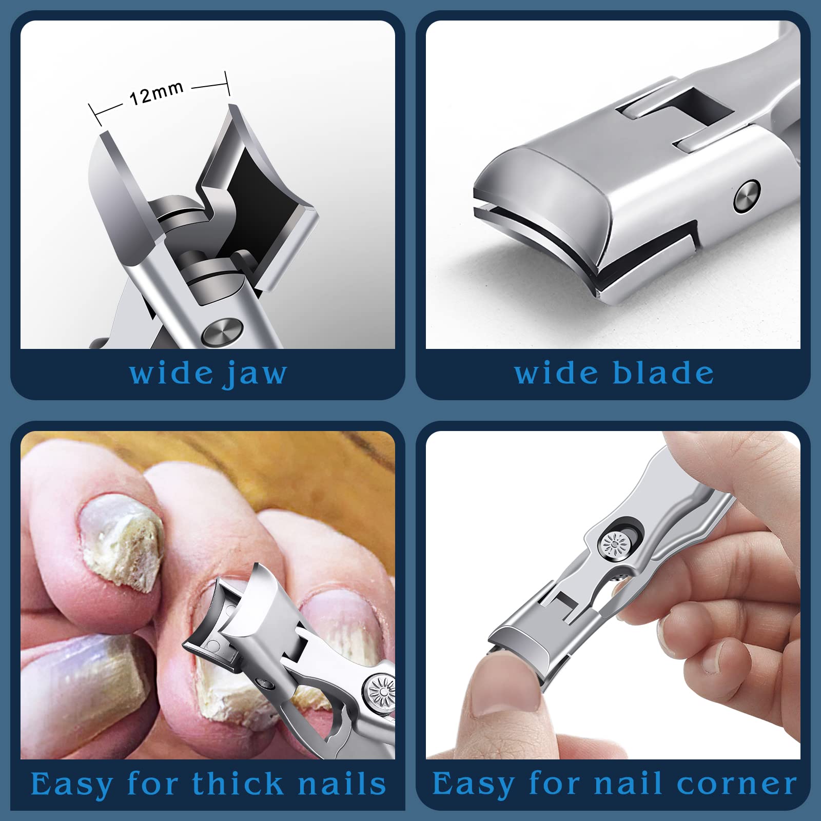 DRMODE filo curvo afilado ofrece cortes suaves y controlados para uñas difíciles.