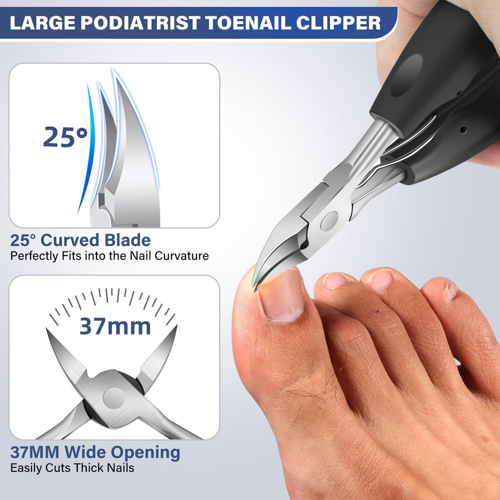 DRMODE cabeza angulada 7 para alcance cómodo en uñas difíciles