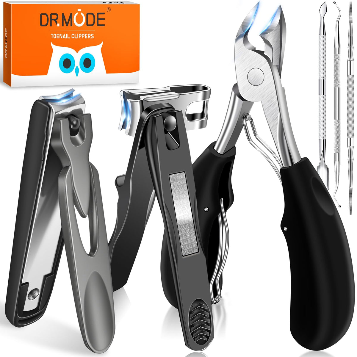 DRMODE Cortaúñas gruesas, apertura amplia para uñas difíciles con precisión