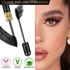 DRMODE Mascara volumen largo etapa 2, efecto 4D para estilos de noche.