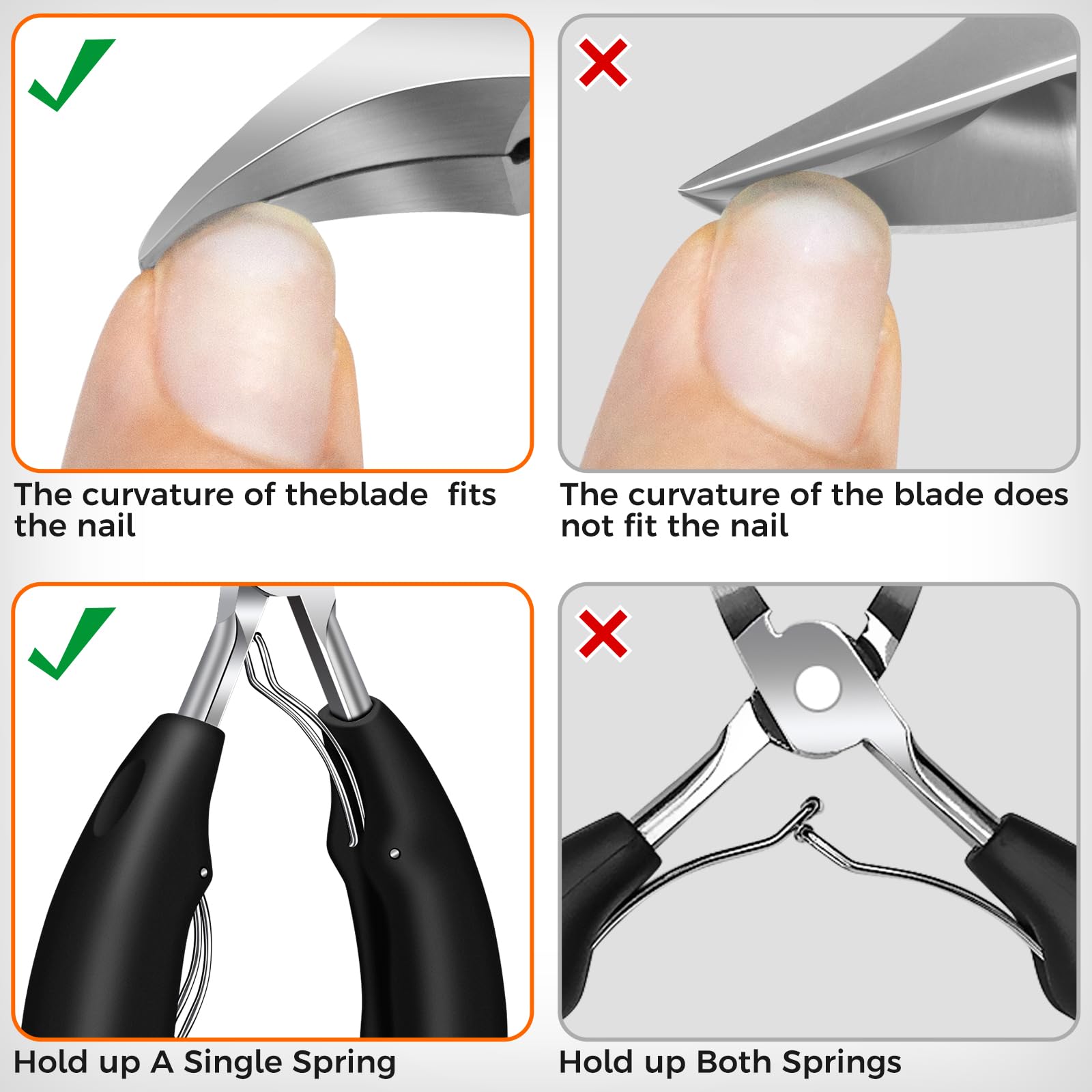 DRMODE mangos ergonómicos con agarre antideslizante ABS.