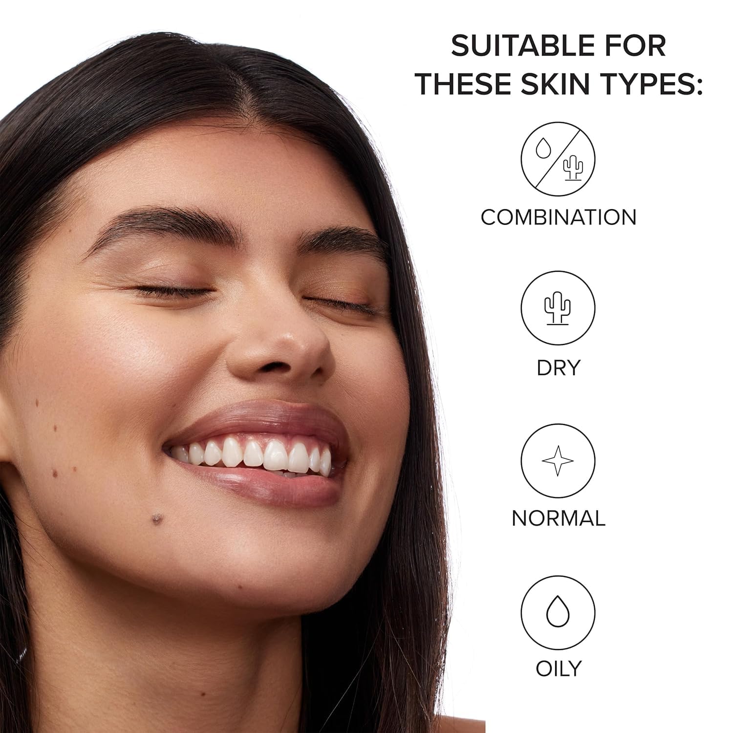 DRMTLGY aplicador serum muestra gotas precisas para rostro, cuello y cuerpo.