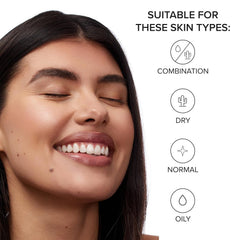 DRMTLGY aplicador serum muestra gotas precisas para rostro, cuello y cuerpo.