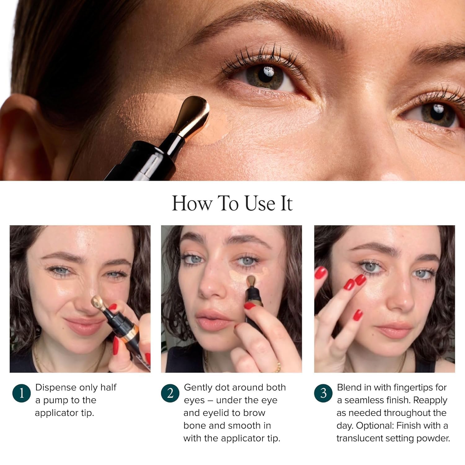 DRMTLGY Hidratación y firmeza con ceramidas y péptidos en ojos