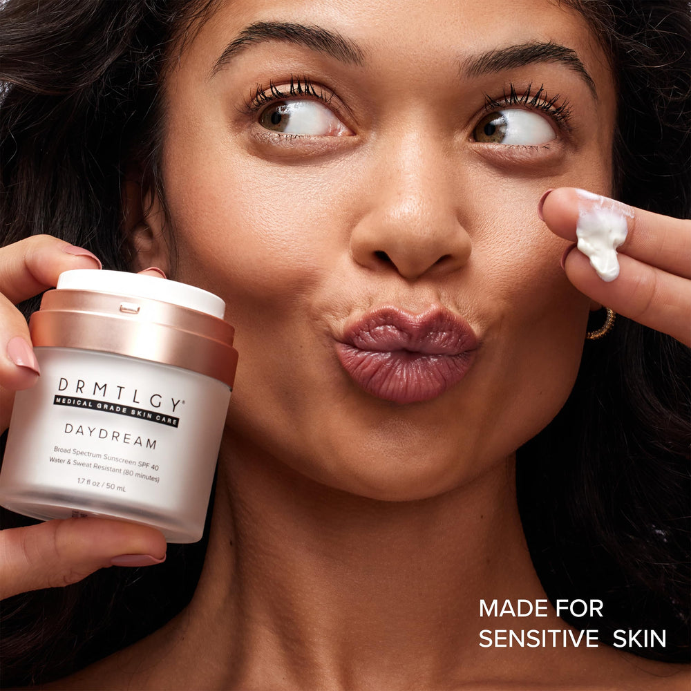 DRMTLGY Day Dream: protección UV sin residuo blanco en la piel.
