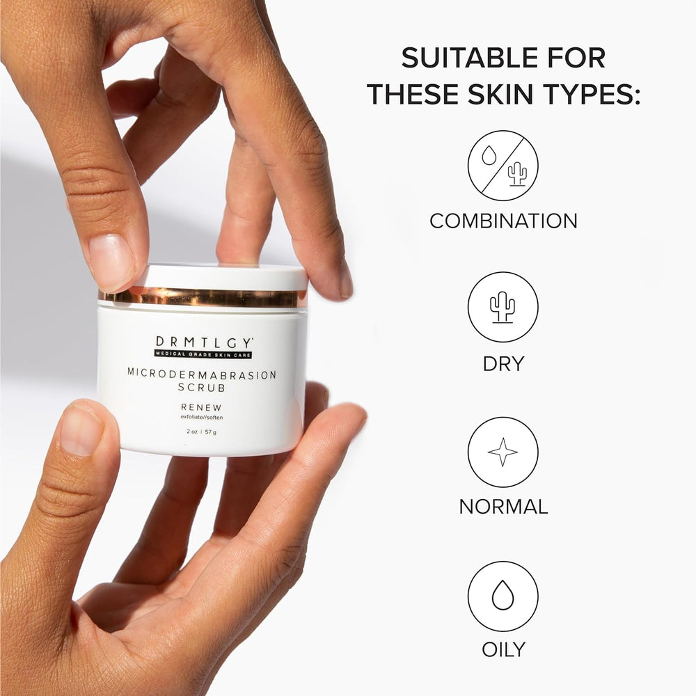 DRMTLGY exfoliante facial poros reducidos para un aspecto limpio