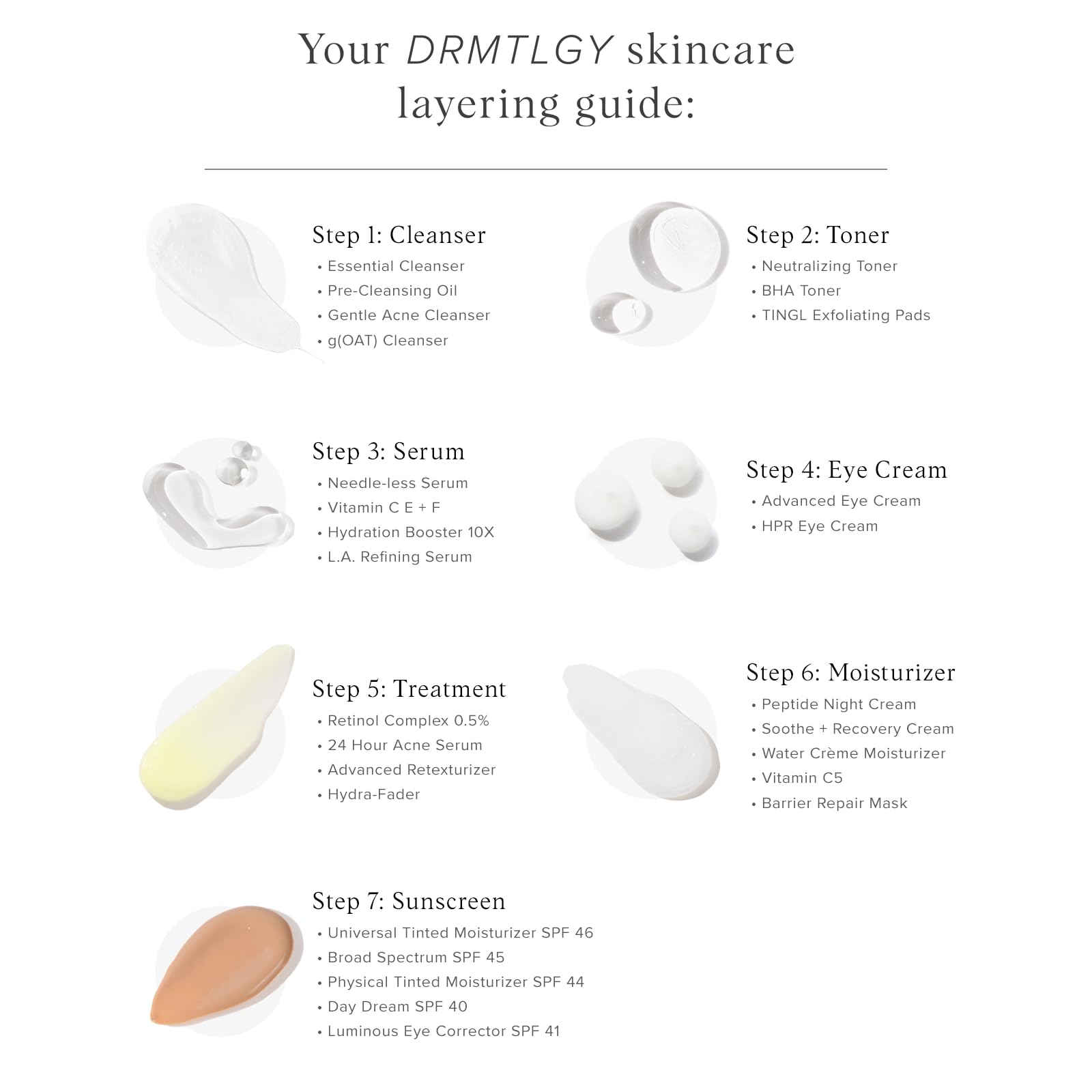 DRMTLGY exfoliante facial libre de parabenos para piel sensible