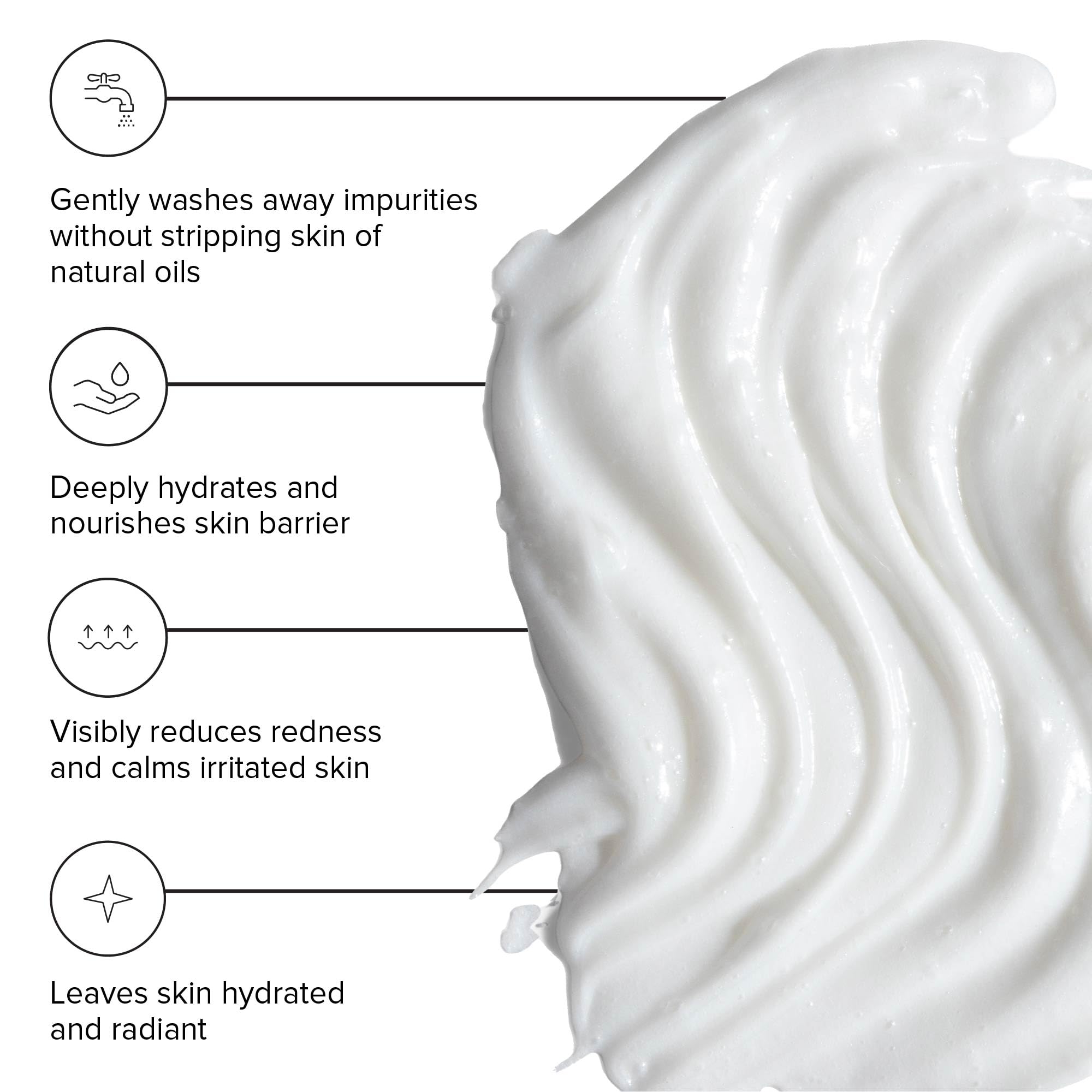 DRMTLGY gOAT: texture crème-lait, nettoyage en douceur