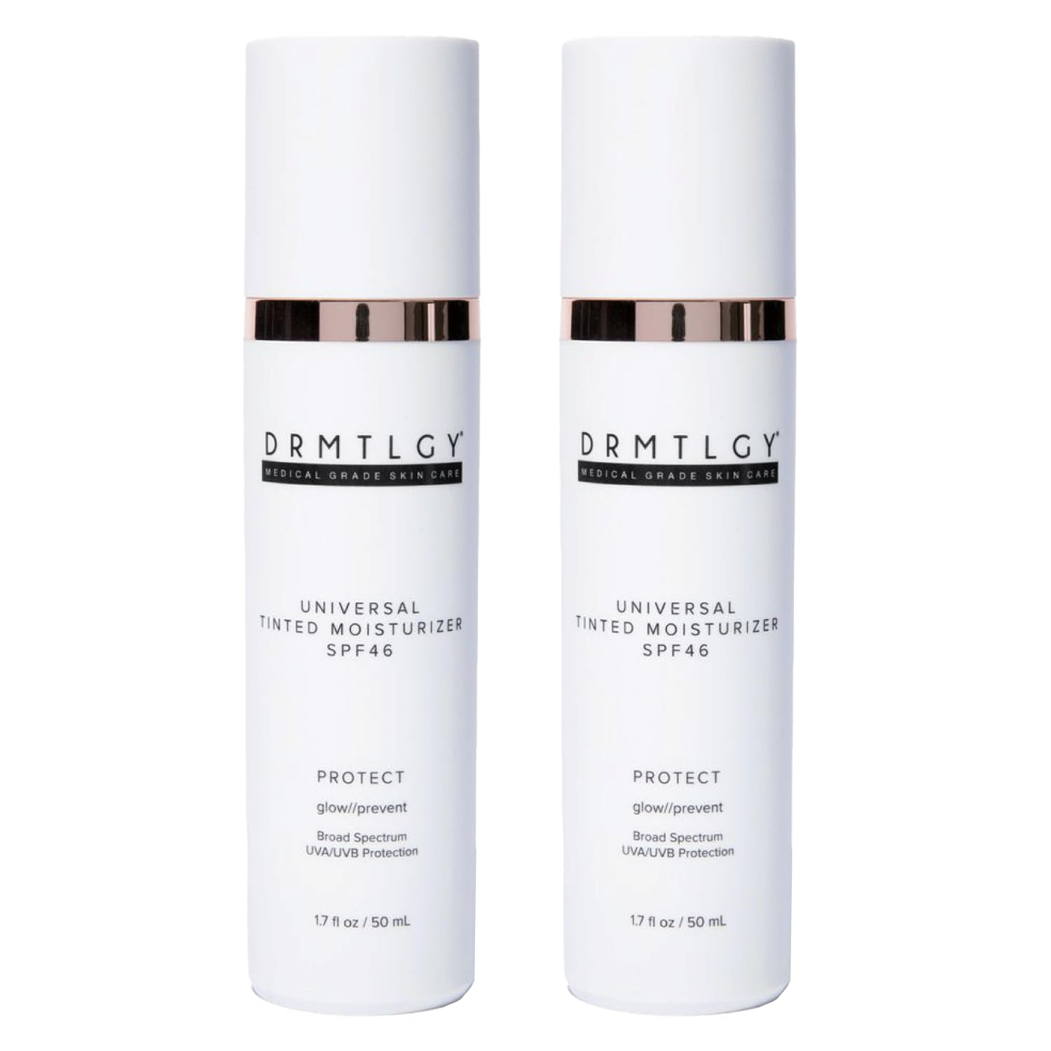 DRMTLGY hidratante-tinte SPF 46 en envase, protección diaria y color ligero