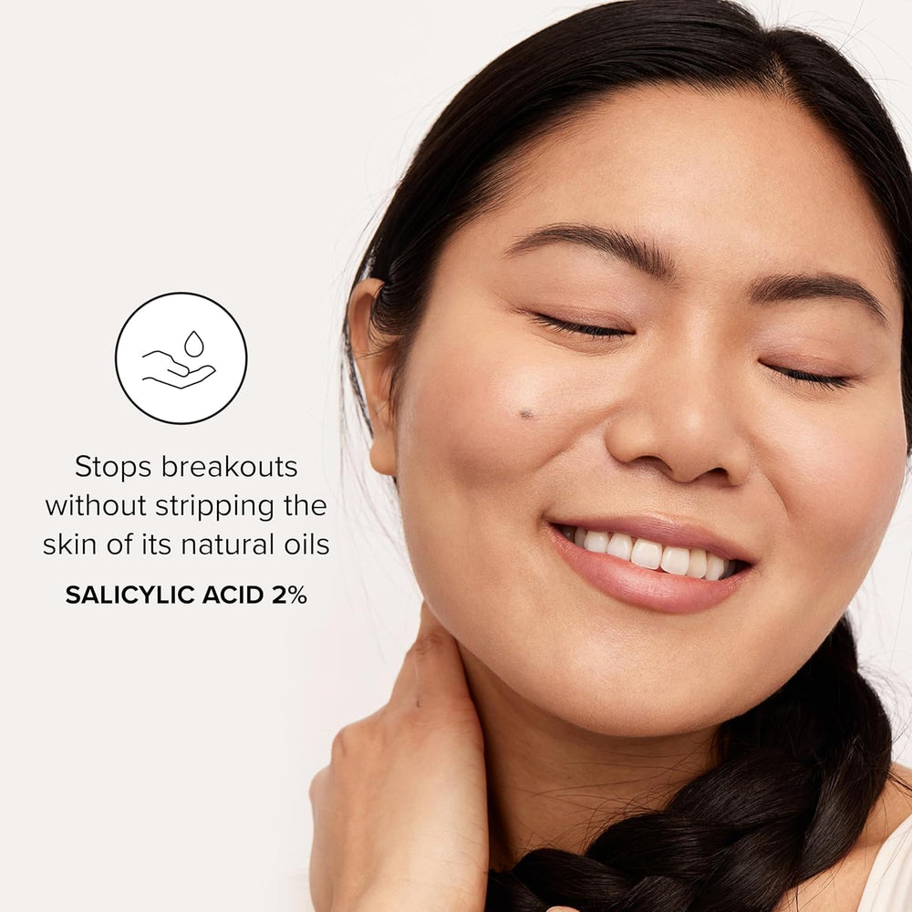DRMTLGY Nettoyant anti-acné, mousse douce pour peaux sensibles.